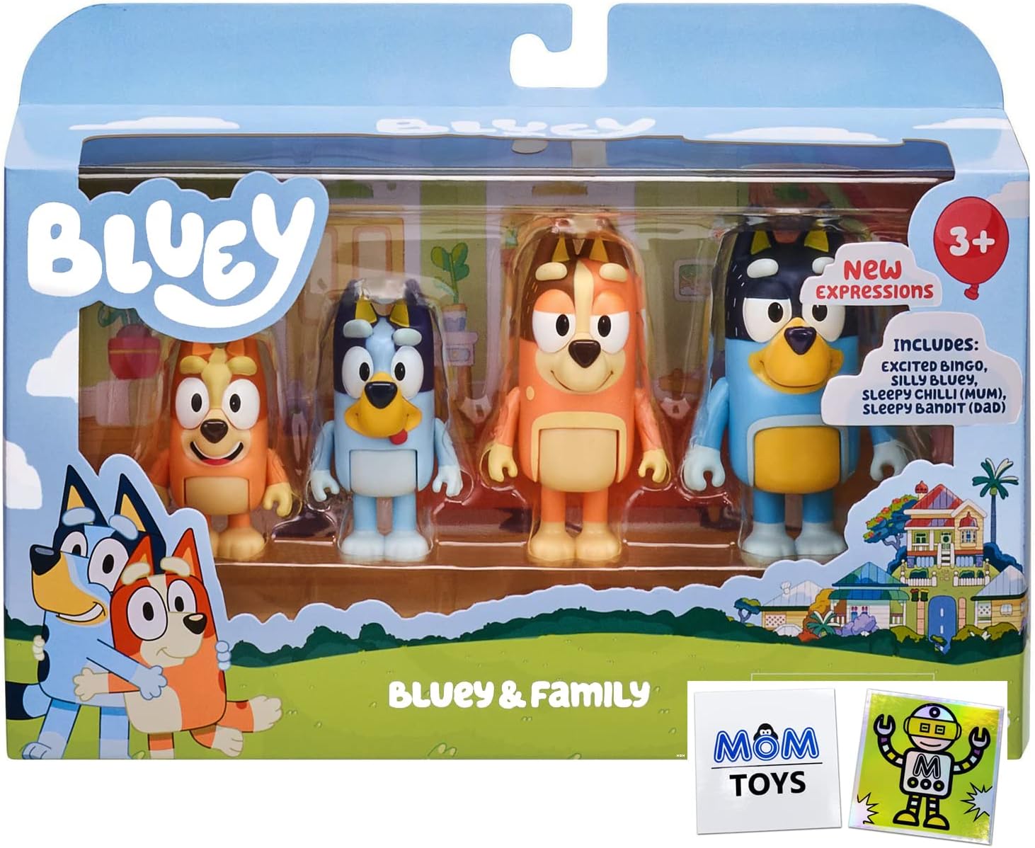 Bluey’s Silly Family Collection – Limited Edition Figure Set (4 Pack) Bluey’s Silly Family Collection – Limited Edition Figure Set (4 Pack)